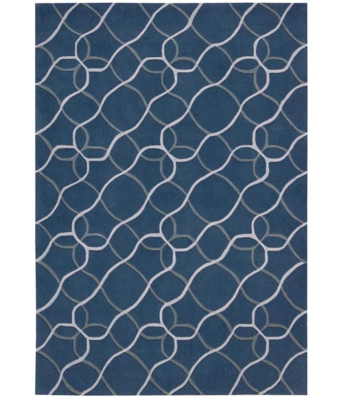 Nourison Contour Area Rug CON41-Denim