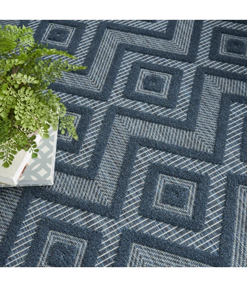 Nourison Versatile Area Rug NRV01 Navy Blue