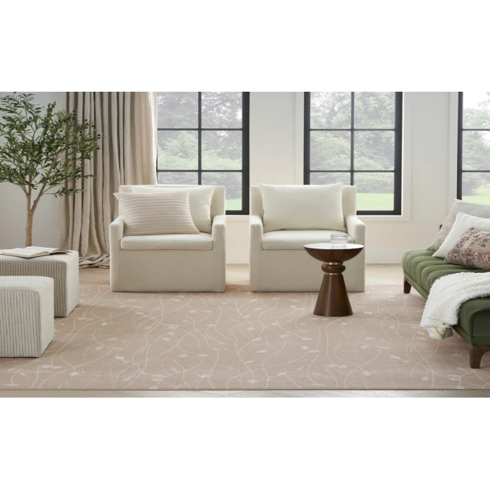 Nourison Grafix Beige GRF15 5 ft. 3 in. X 7 ft. 3 in. Rectangle Rug