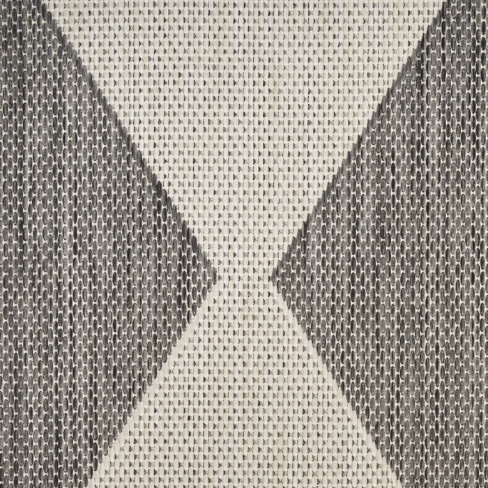 Nourison Positano Charcoal POS04 8ft. Round Rug