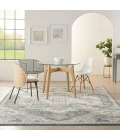 Nourison Parisa Area Rug PSA01 Grey Sage 7'9" x 9'9"