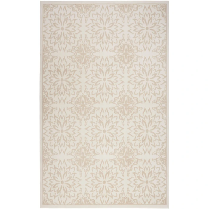 Nourison Jubilant Ivory Beige JUB06 7 ft. X 10 ft. Rectangle Rug