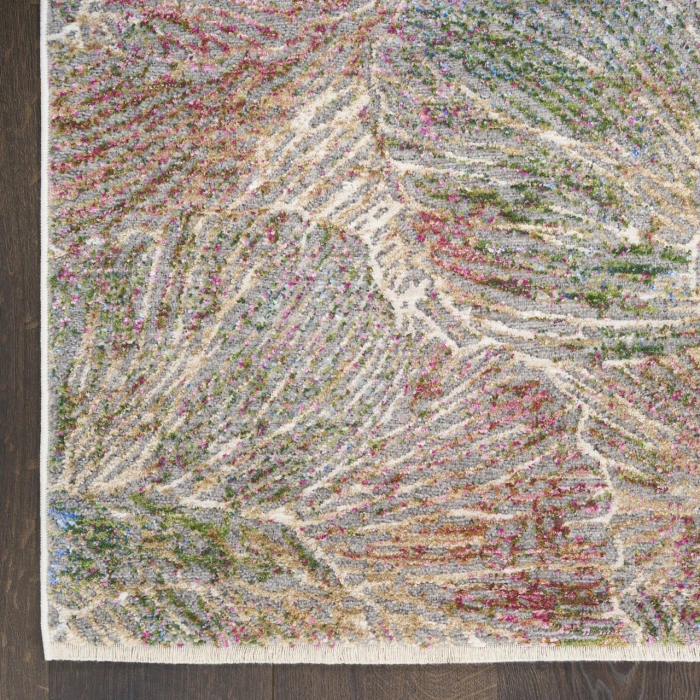 Nourison Home Vintage Harmony Green VHH04 7ft.10in. x 9ft.10in. Rect. Rug
