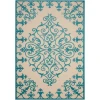 Nourison Home Aloha ALH12 Aqua 9 ft. 6 in. X 13 ft. Area Rug