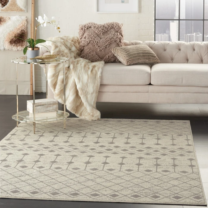 Nourison Grafix Area Rug GRF37-Ivory/Grey
