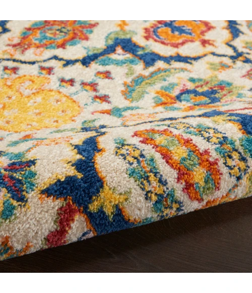 Nourison Allur Area Rug ALR03 Ivory Multicolor