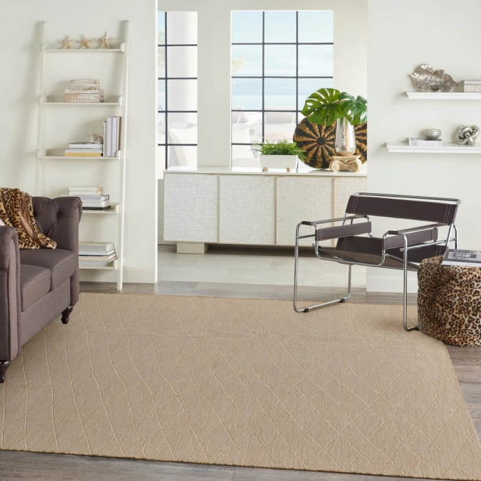 Nourison Washable Solutions Natural WSL01 9 ft. X 12 ft. Rect. Rug