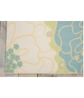 Nourison Home & Garden Green RS021 5ft. 3in. x 7ft. 5in. Rect. Rug