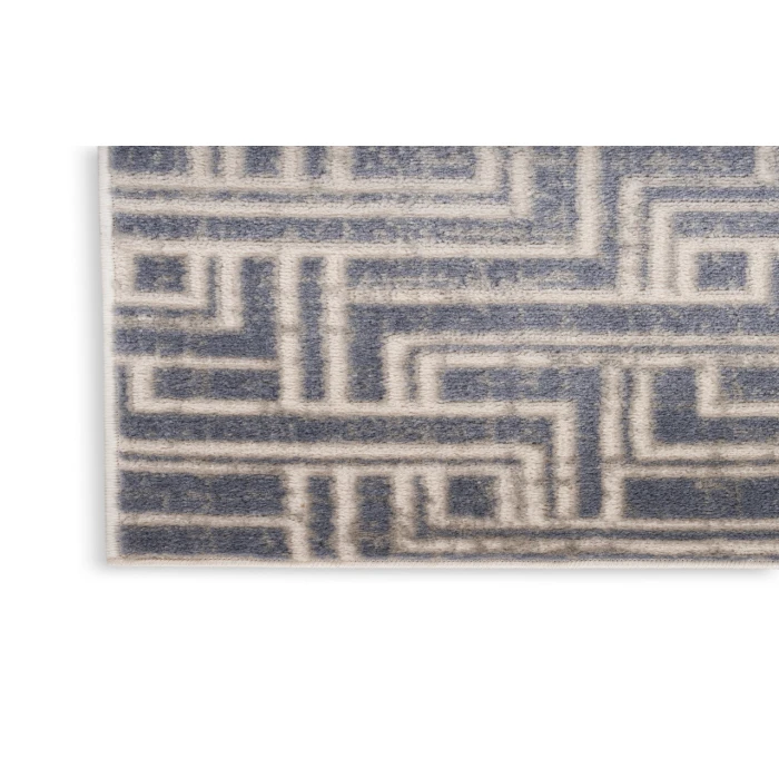 Nourison Serenity Home Blue Ivory SRH04 9 ft. X 12 ft. Rectangle Rug