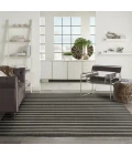 Nourison Positano Black Ivory POS03 12ft. x 15ft. Rect. Rug