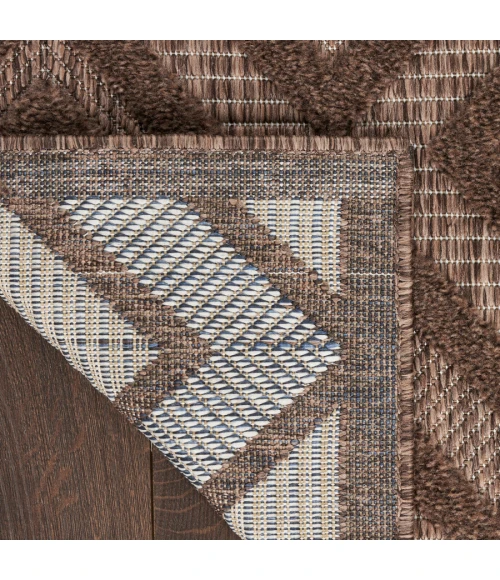 Nourison Home Versatile Brown NRV01 2 ft. 2 in. X 7 ft. 6 Rectangle Rug