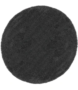 Nourison Home Malibu Shag MSG01 Dark Grey 4 ft. Round Area Rug