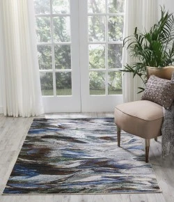 Nourison Home Chroma CRM01 Aegean 4 ft. X 6 ft. Area Rug