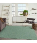 Nourison Washable Solutions Blue/Green WSL01 10 ft. X 14 ft. Rect. Rug