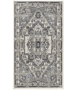 Nourison Home Quarry QUA18 Ivory Navy 2 ft. 2 in. X 3 ft. 9 in. Area Rug
