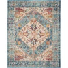 Nourison Home Passion PSN23 Ivory Light Blue 6 ft. 7 in. X 9 ft. 6 in. Area Rug