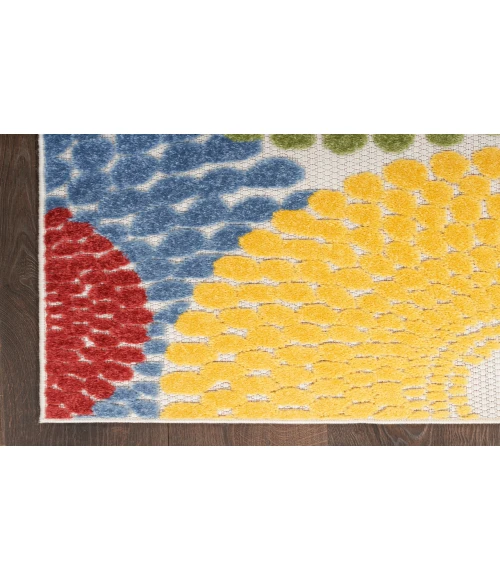 Nourison Aloha Multicolor ALH29 2 ft. X 6 ft. Rectangle Rug