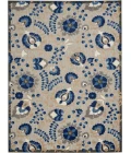 Nourison Aloha Area Rug ALH17-Natural/Blue