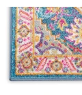 Nourison Passion Area Rug PSN20-Teal Multicolor