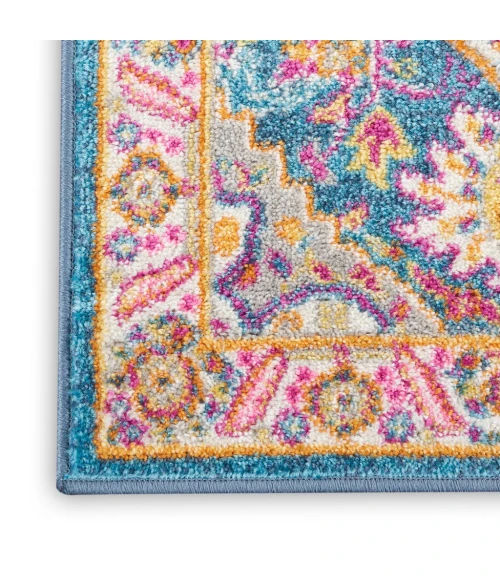 Nourison Passion Area Rug PSN20-Teal Multicolor