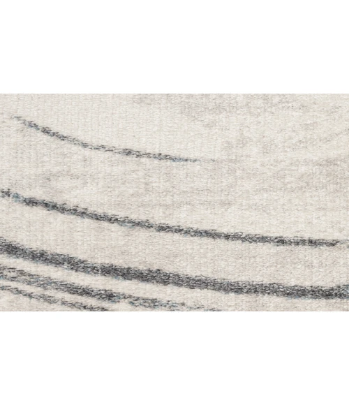 Nourison Astra Machine Washable Silver Blue ASW14 4 ft. X 6 ft. Rectangle Rug