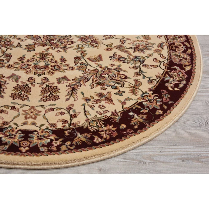 Nourison Home Antiquities Beige ANT07 7’10” x Round Round Rug