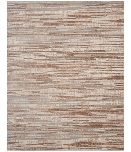 Nourison Elation Area Rug ETN01 Ivory Grey 7'10" x 9'10"