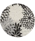 Nourison Aloha Area Rug ALH05-Black White