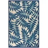 Nourison Home Aloha ALH18 Navy 6 ft. X 9 ft. Area Rug