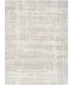 Nourison Home Modern Shag MMD04 Ivory Grey 5 ft. 3 in. X 7 ft. Area Rug