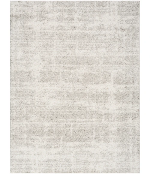 Nourison Home Modern Shag Ivory Grey MMD04 5 ft. 3 in. X 7 ft. Rectangle Rug