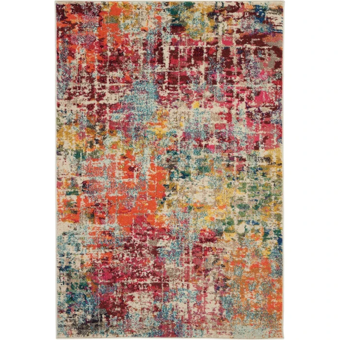 Nourison Celestial Area Rug CES13-Pink/Multicolor