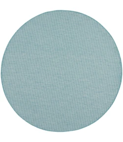 Nourison Home Positano POS01 Aqua 6 ft. Round Area Rug