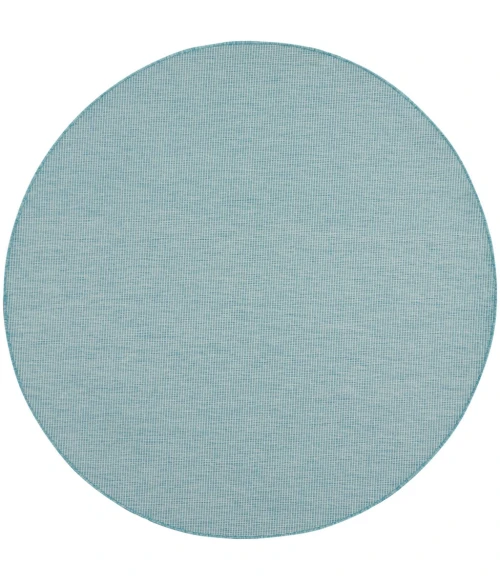 Nourison Positano Round Area Rug POS01-Aqua