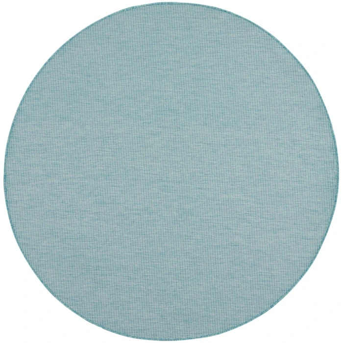 Nourison Positano Round Area Rug POS01-Aqua