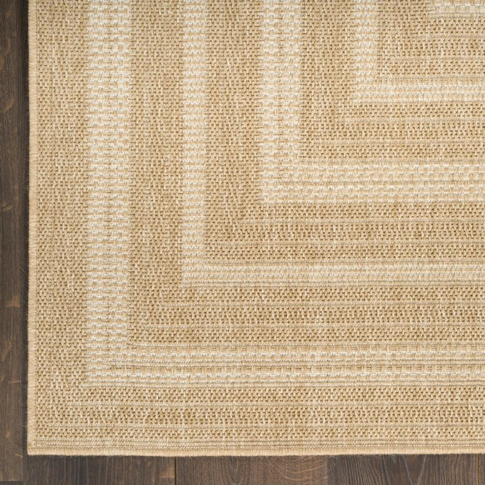 Nourison Tulum Taupe Ivory TLM04 6 ft. X 9 ft. Rect. Rug