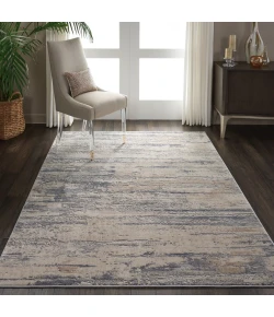 Nourison Home Rustic Textures RUS04 Beige Grey 5 ft. 3 in. X 7 ft. 3 in. Area Rug