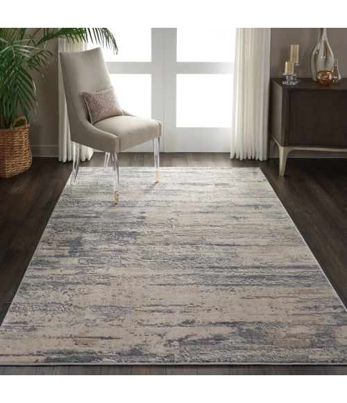 Nourison Rustic Textures Area Rug RUS04-Beige/Grey