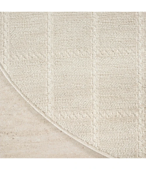 Nourison Serenity Home Ivory SRH05 4 ft. X Round Rug