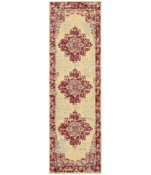 Nourison Grafix Area Rug GRF14-Cream/Red