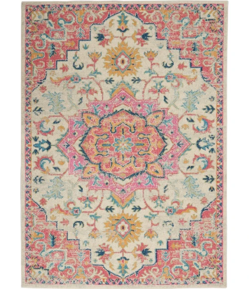 Nourison Passion Area Rug PSN25-Ivory/Pink