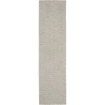 Nourison Home Positano POS01 Light Grey 2 ft. 2 in. X 8 ft. Area Rug