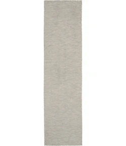 Nourison Home Positano POS01 Light Grey 2 ft. 2 in. X 8 ft. Area Rug