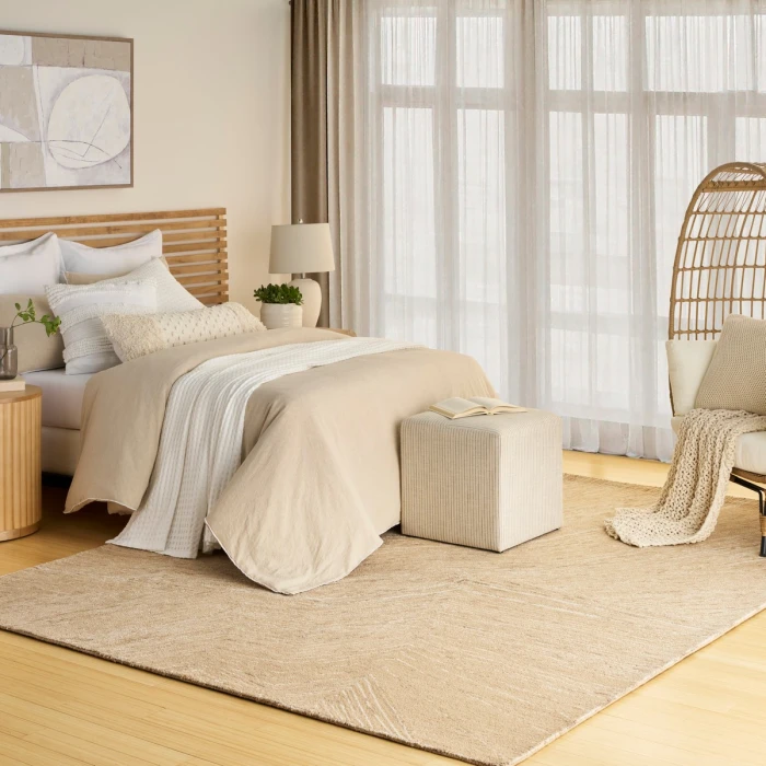 DKNY Pure Angles Camel ANG01 9 ft. X 12 ft. Rect. Rug