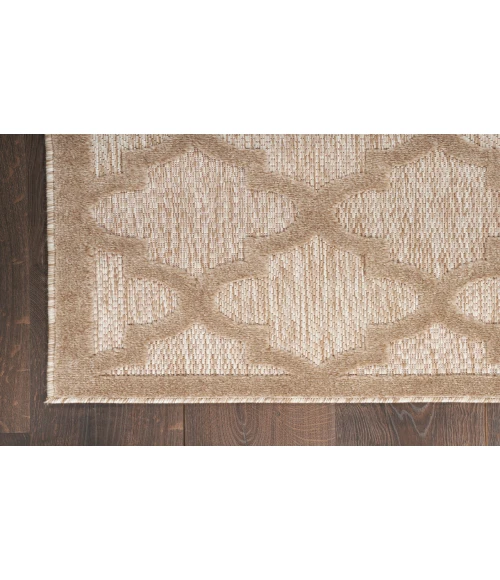 Nourison Easy Care Natural Beige NES01 2 ft. X 6 ft. Rectangle Rug