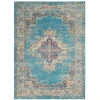 Nourison Home Passion PSN03 Light Blue 5 ft. 3 in. X 7 ft. 3 in. Area Rug