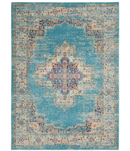 Nourison Passion Area Rug PSN03-Light Blue