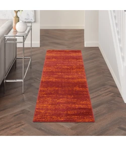 Nourison Home Nourison Essentials NRE03 Red 2 ft. 2 in. X 7 ft. 6 in. Area Rug