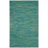 Nourison Home Nourison Essentials NRE01 Blue Green 2 ft. X 4 ft. Area Rug