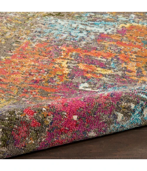 Nourison Celestial Round Area Rug CES14-Sunset